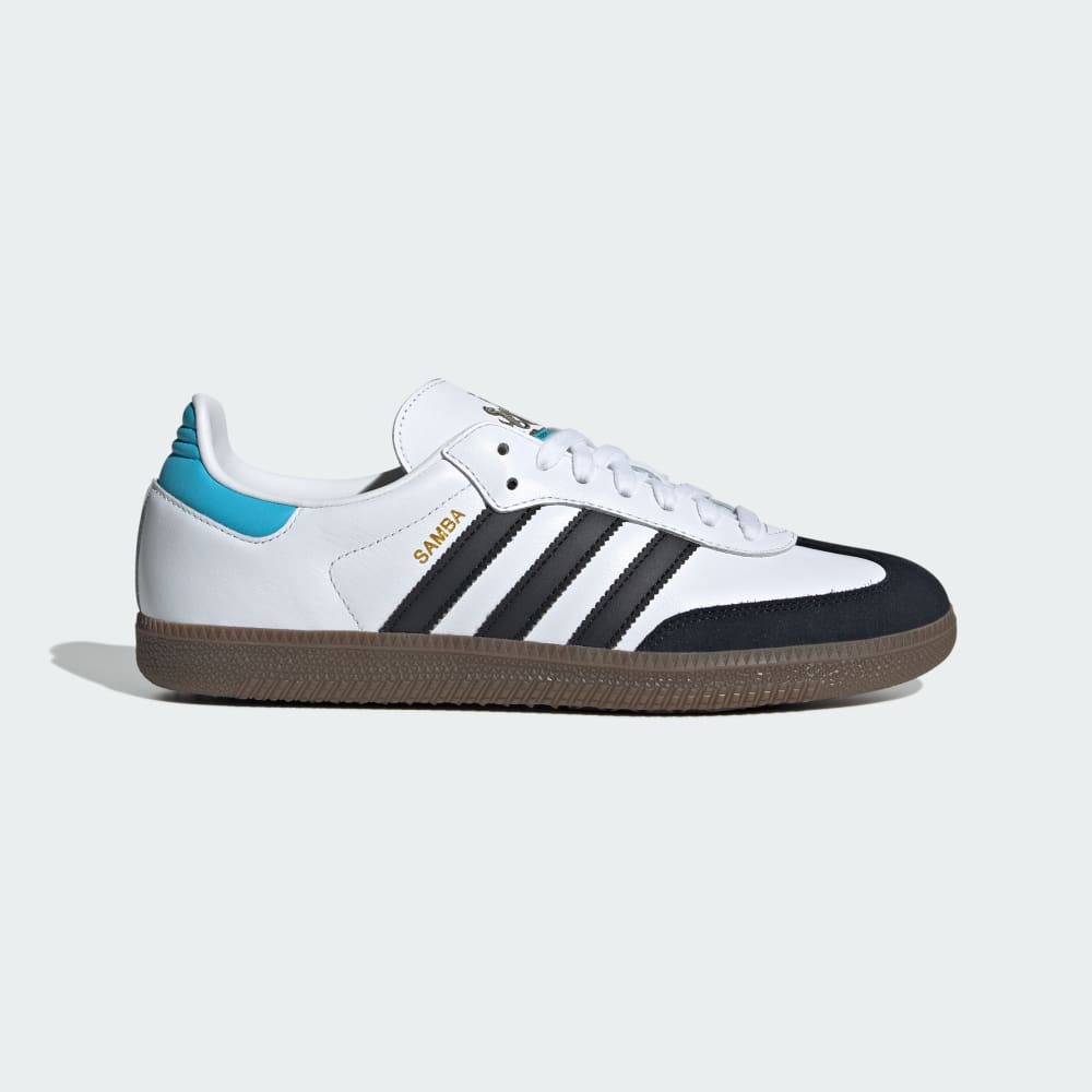 

Кроссовки Adidas Samba Newcastle United FC Shoes, цвет Cloud White/Core Black/Sky Rush