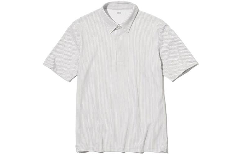 

Рубашка поло мужская серая Uniqlo, серый