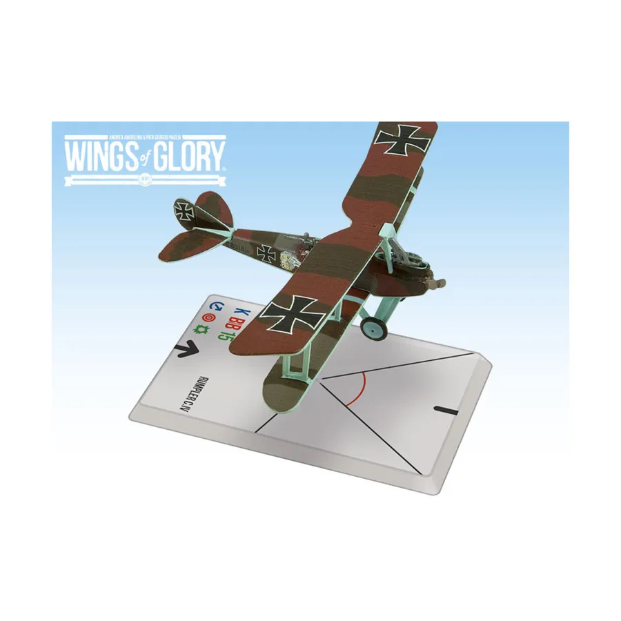 

Румплер C.IV - Зигерт, Wings of Glory - WWI Miniatures - Airplane Packs - Series X (1:144)