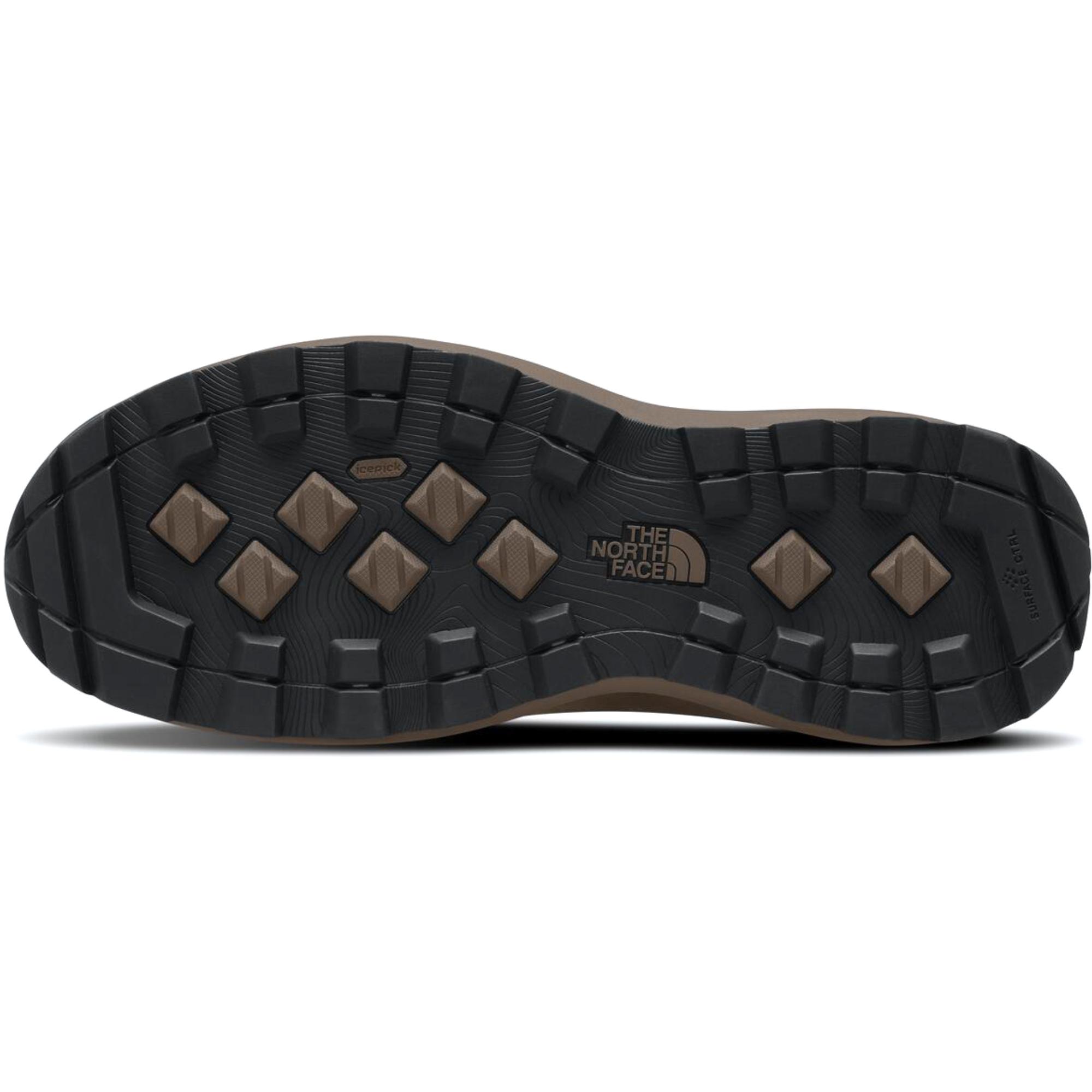 Мужские водонепроницаемые кожаные ботинки Bergen The North Face, Demitasse Brown/TNF Black — фото 4