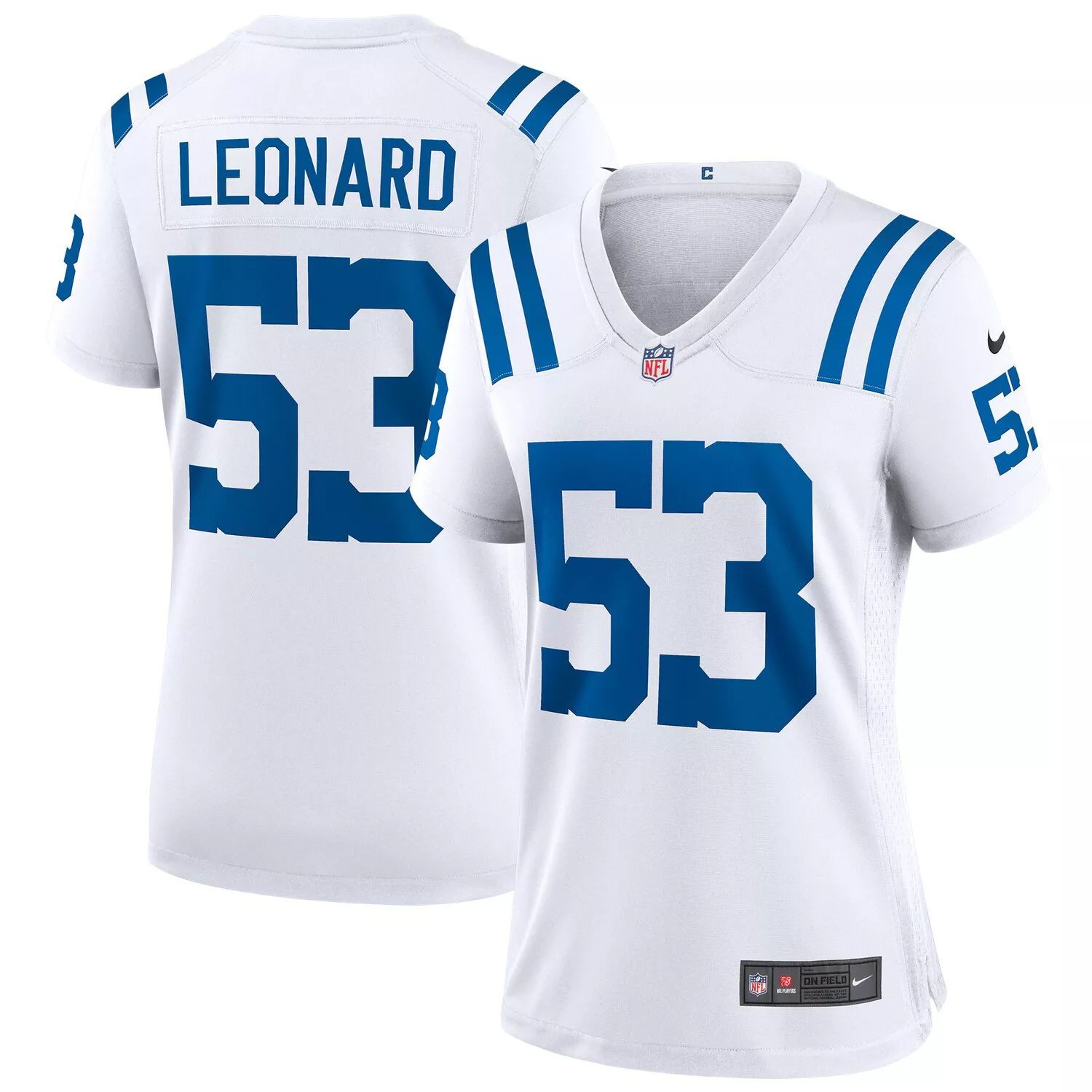 

Женское джерси Nike Darius Leonard White Indianapolis Colts Game Player Nike