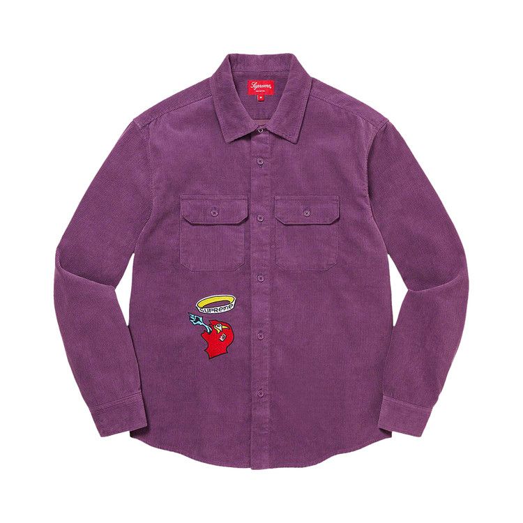 

Рубашка Supreme Gonz Corduroy Work Shirt, Purple