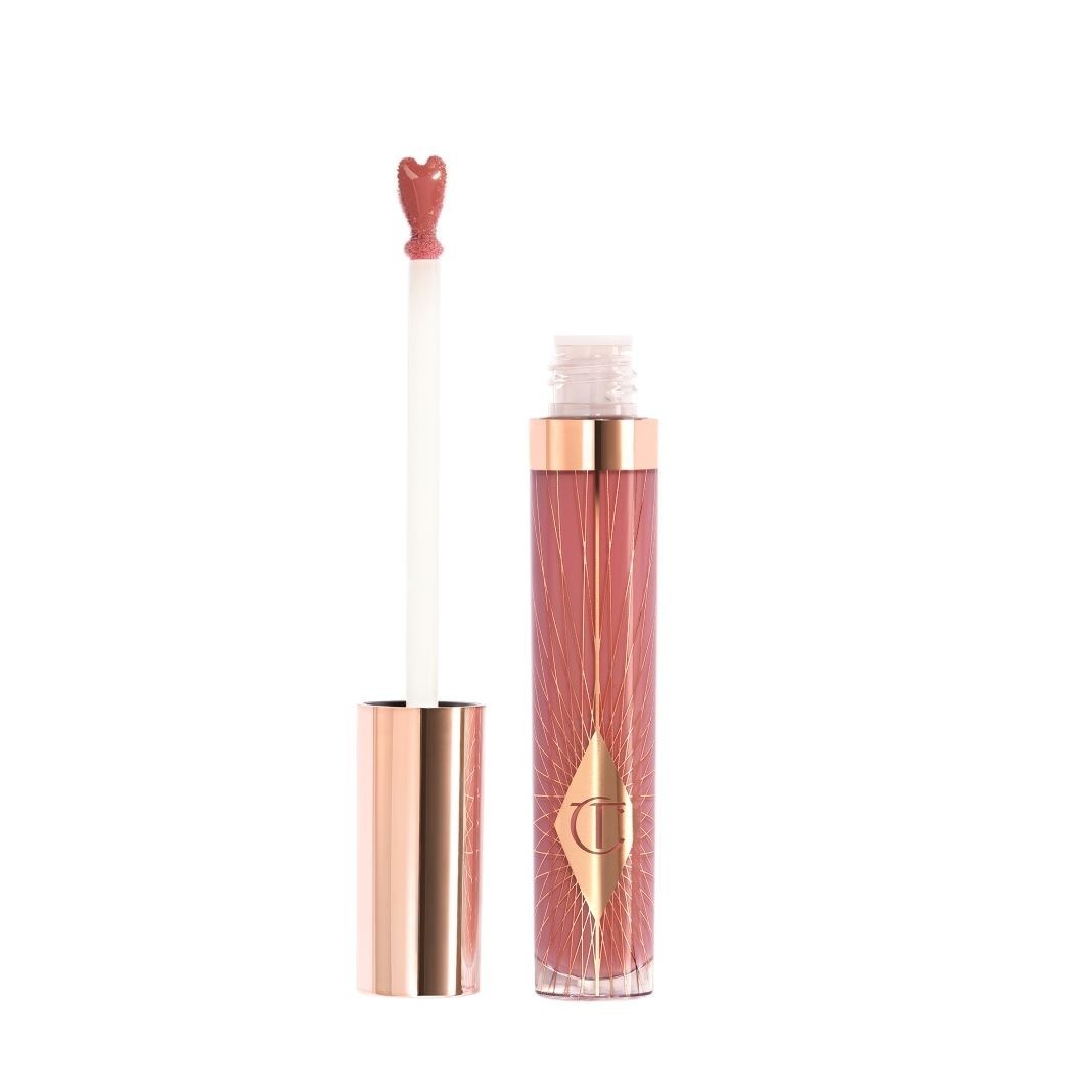 

Блеск для губ collagen lip bath Charlotte Tilbury, pillow talk medium, объем 7.9 мл