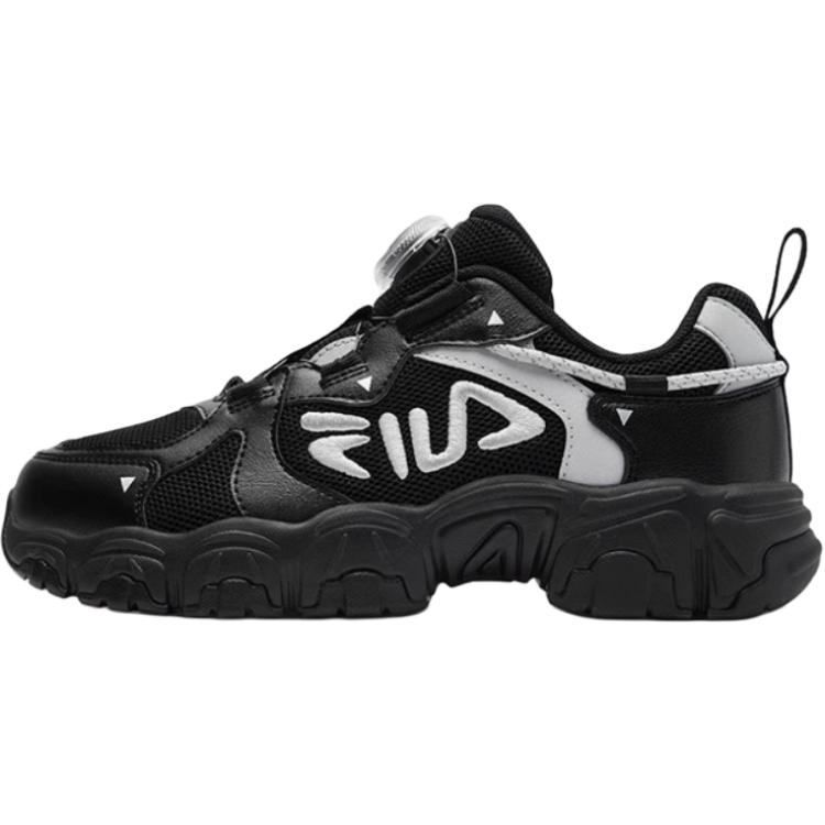 

FILA KIDS Детские кроссовки Fila Cat Paw с низким верхом, устойчивые к ударам и истиранию, черные