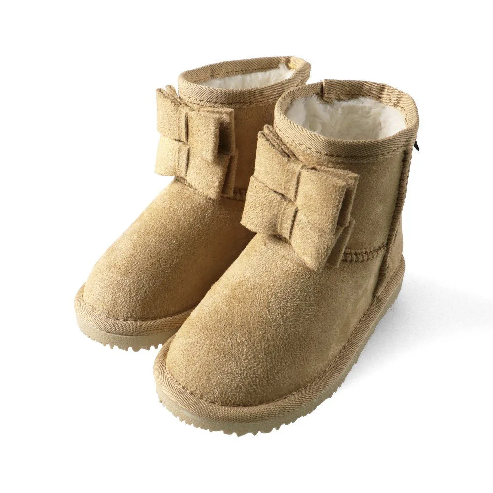 Замшевые сапоги с лентой Branshes, beige