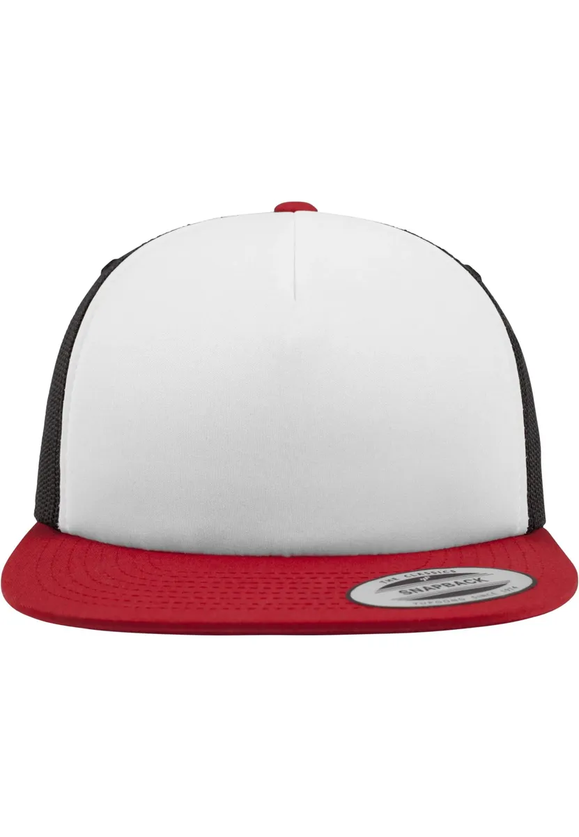 

Flexfit Flex Cap " Flexfit Unisex Foam Trucker с белой передней частью", белый