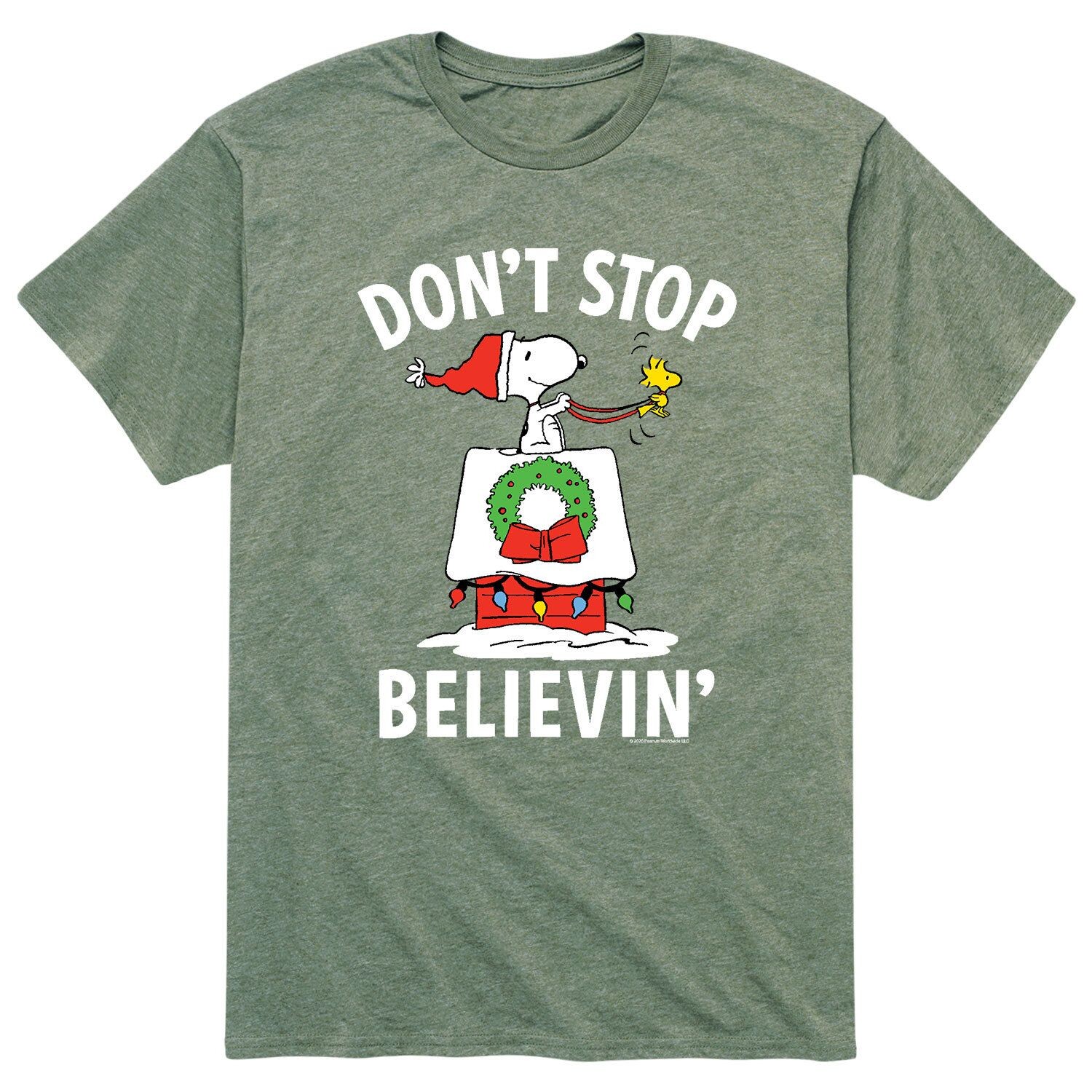 

Мужская футболка Peanuts Believin Licensed Character