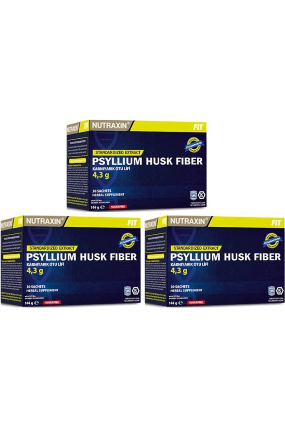 

Nutraxin Волокно шелухи подорожника 30 пакетиков X 3 шт.