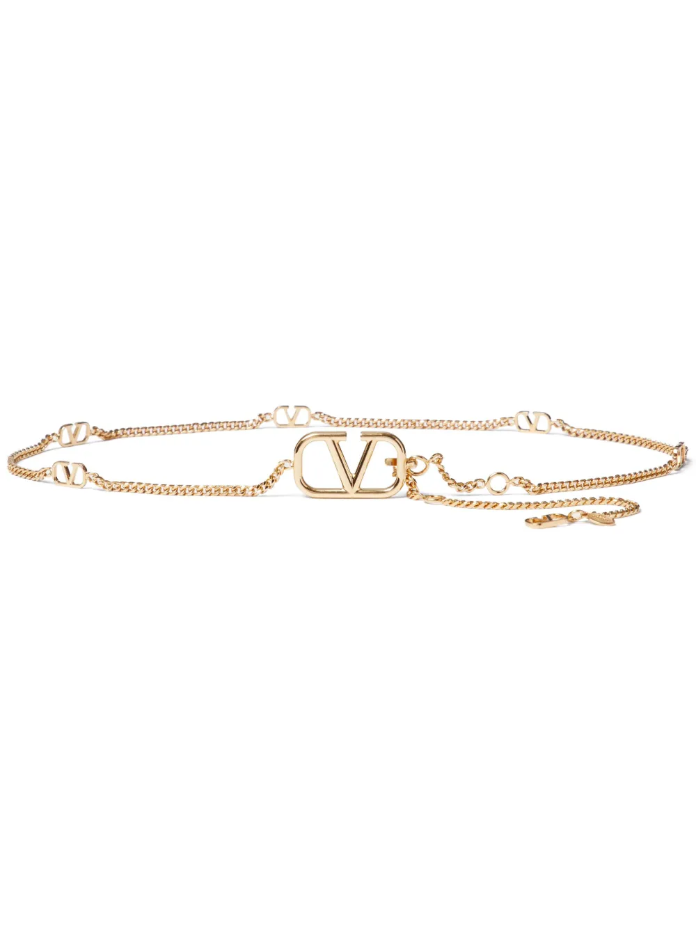 

Цепочный ремень с логотипом VLogo Signature VALENTINO GARAVANI, золотой
