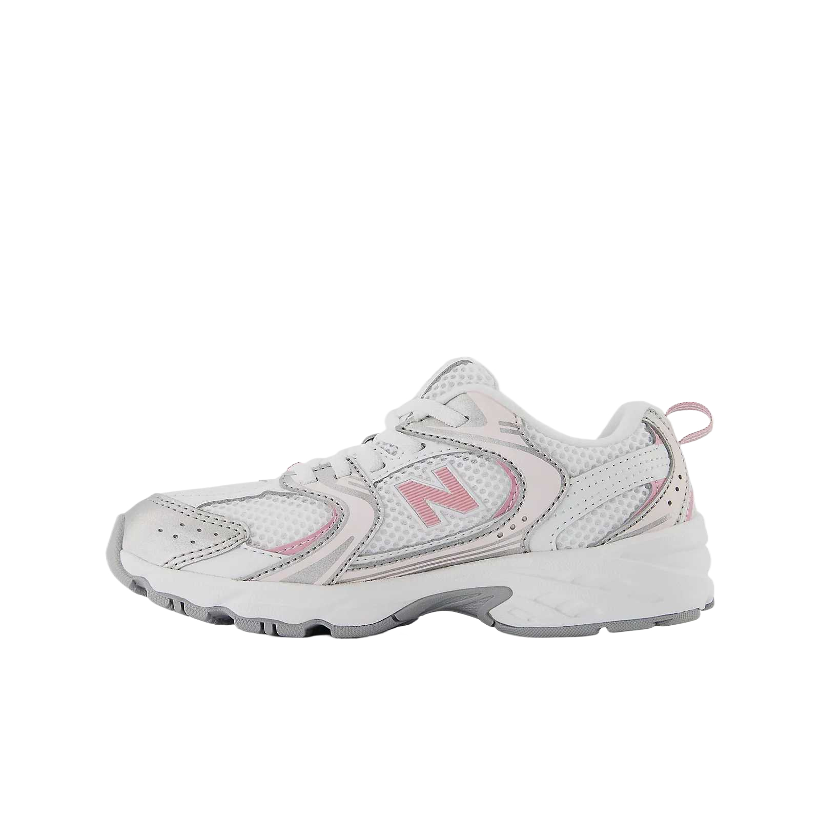 New Balance NB 530 амортизация отскок дышащие низкие детские беговые кроссовки pink gray kids' — фото 4