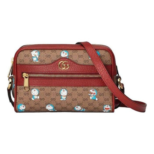 

Сумка x doraemon mini bag 'ebony beige' Gucci, черный