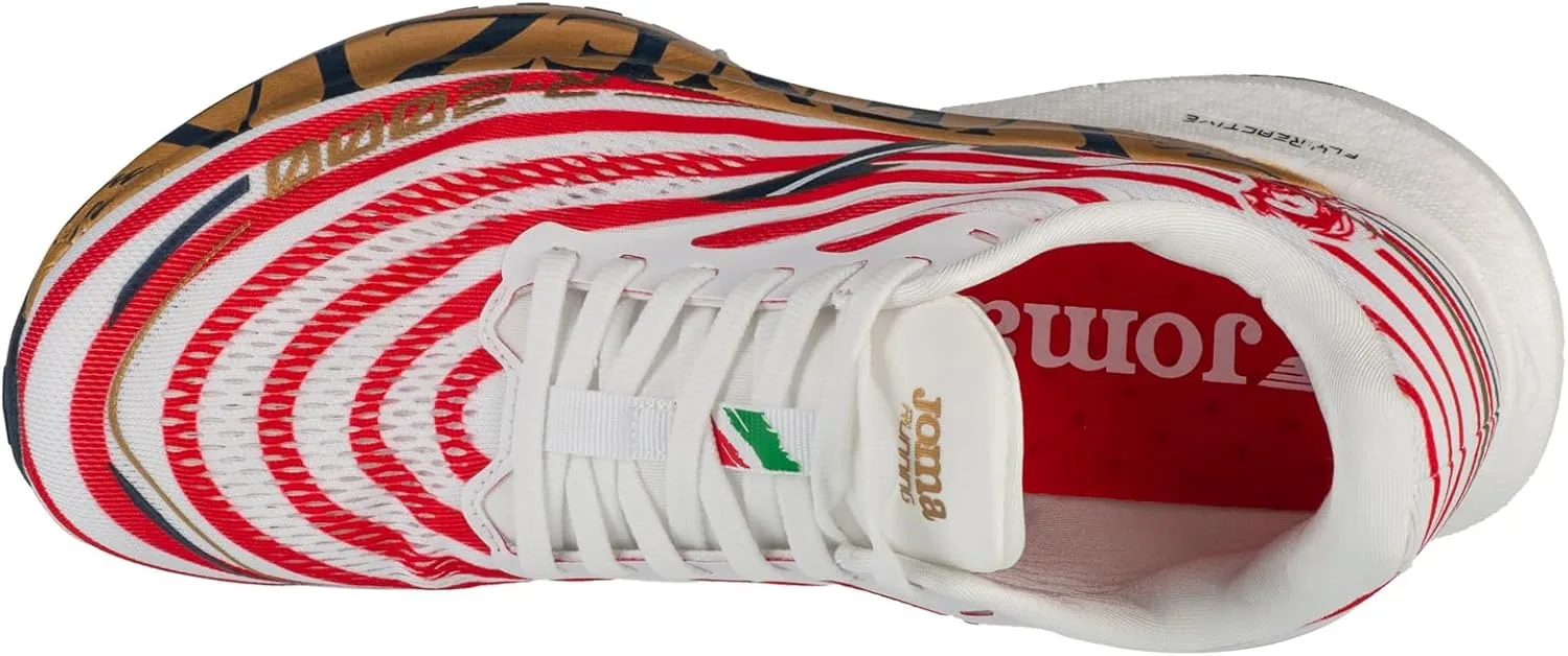 Кроссовки Joma R.2000 2402 RR200W2402, мужские, белые/красные/черные/золотые — фото 3