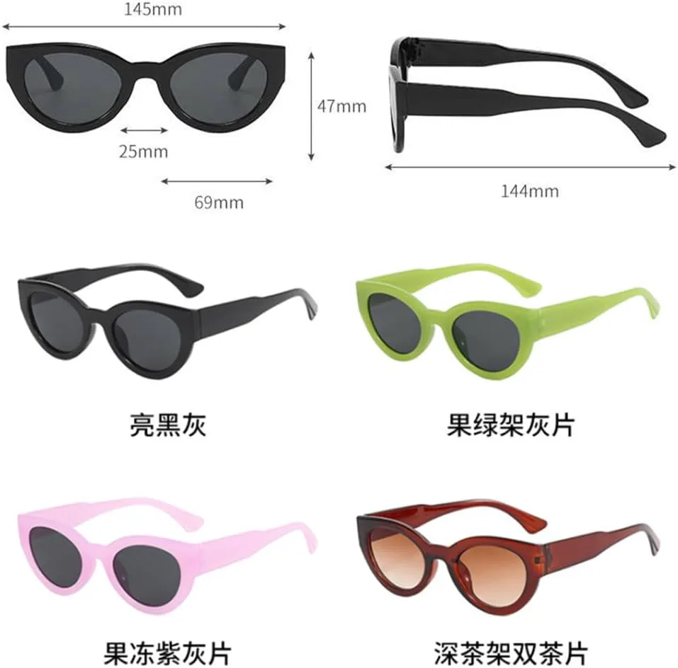 

Солнцезащитные очки LVTFCO в винтажном ретро-стиле для женщин, овальной формы, мужские солнцезащитные очки для активного отдыха, фиолетово-серые, Purple Gray