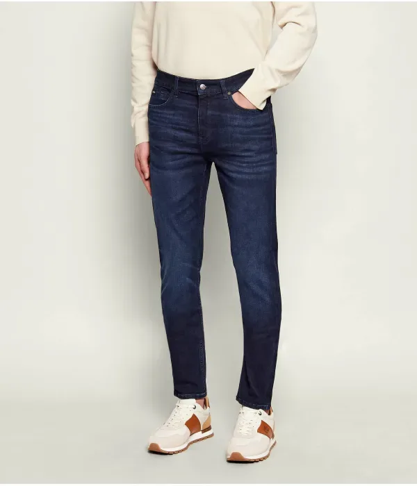 Джинсы H-Delaware slim fit Boss, темно-синий — фото 3