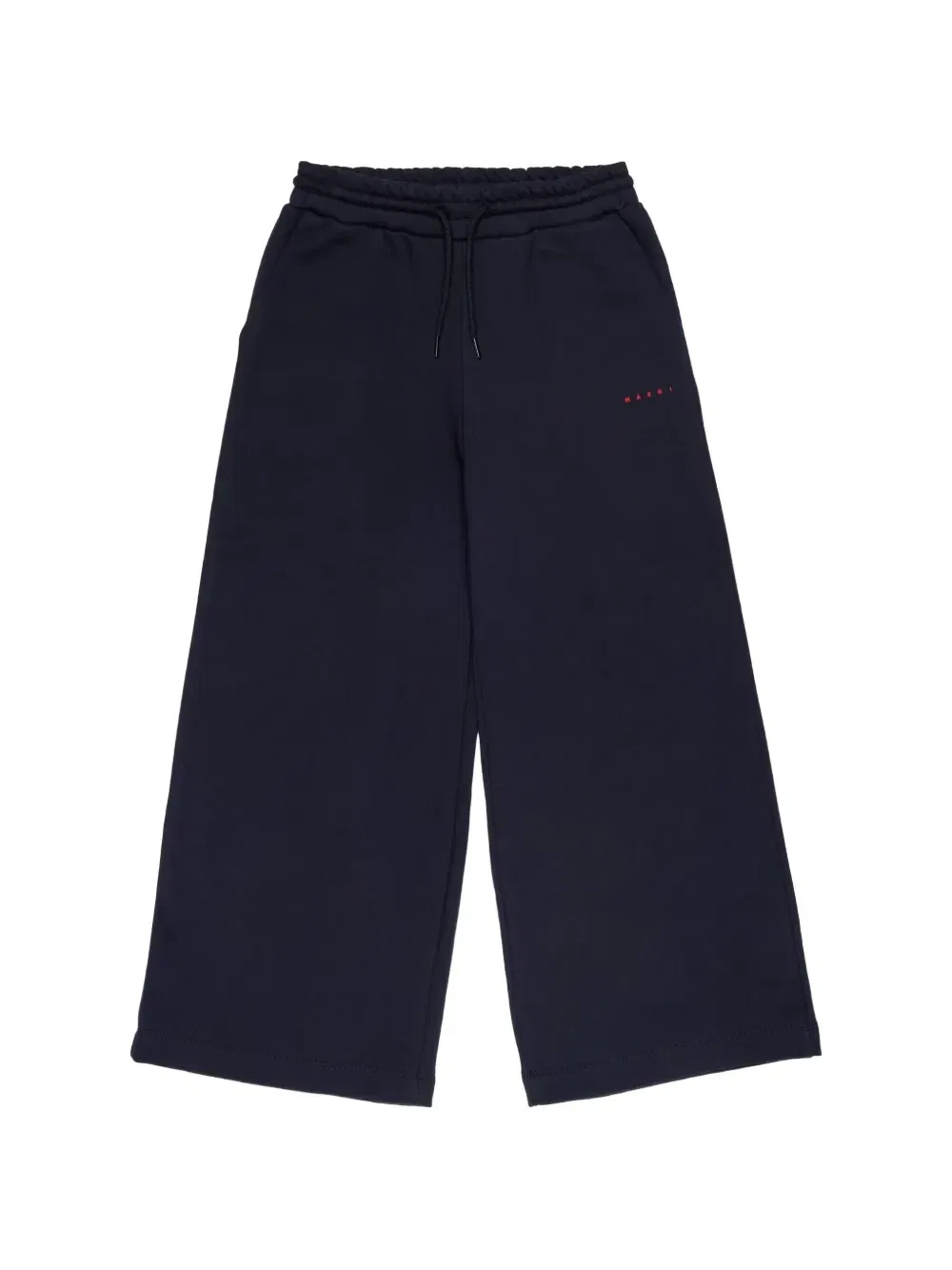 Спортивные брюки широкого кроя с логотипом Marni Kids, синий