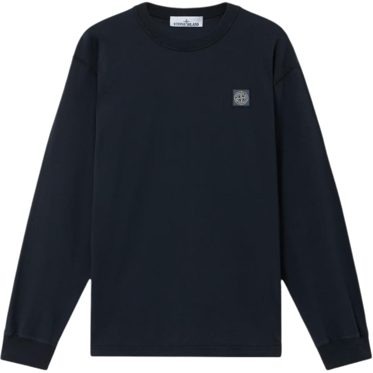 

Толстовка с длинными рукавами и нашивкой с логотипом Stone Island, marine синий
