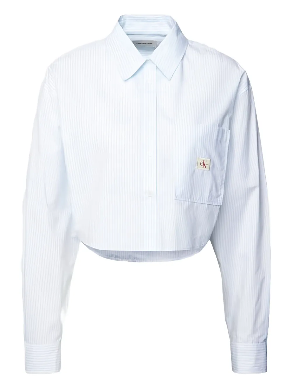 

Укороченная рубашка Calvin Klein Jeans, белый