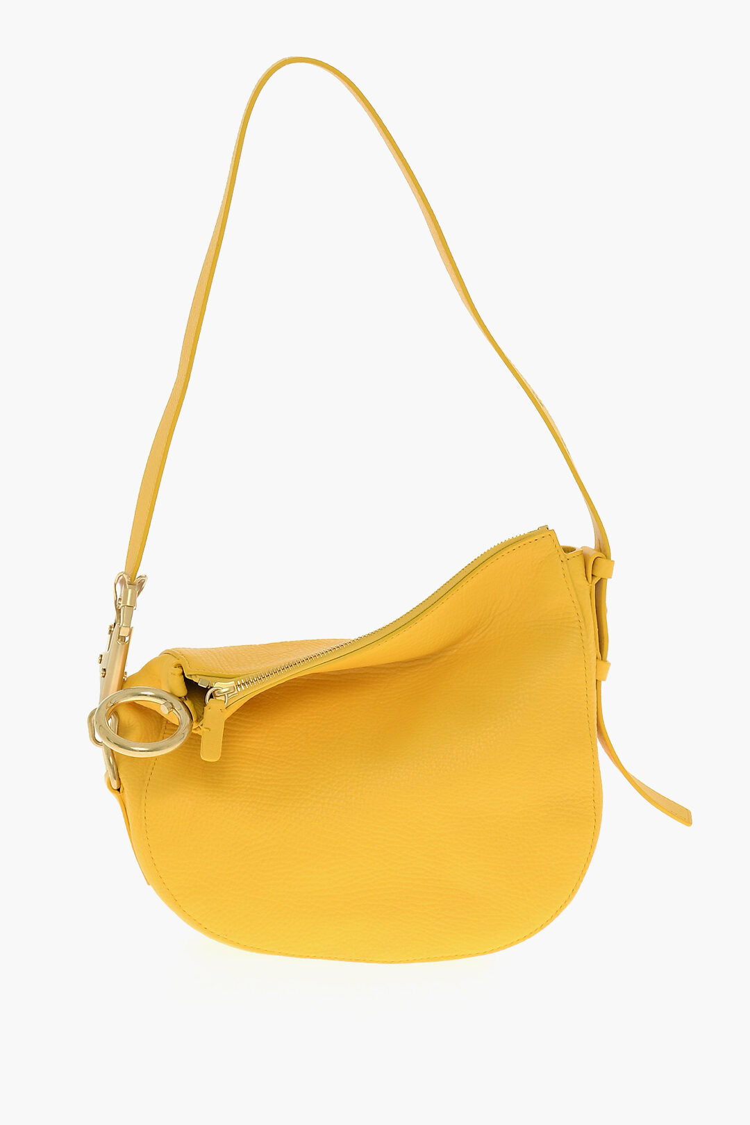 

Сумка Burberry Sm Knight из текстурированной кожи с металлическими деталями, желтый
