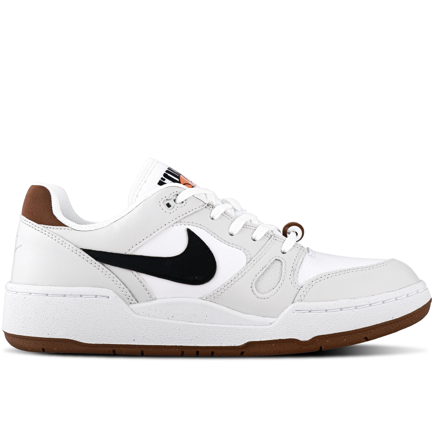 Nike Мужские низкие скейтбордические кроссовки Full Force, износостойкие, сбалансированные, легкие, увеличивающие рост, черный и серый — фото 4