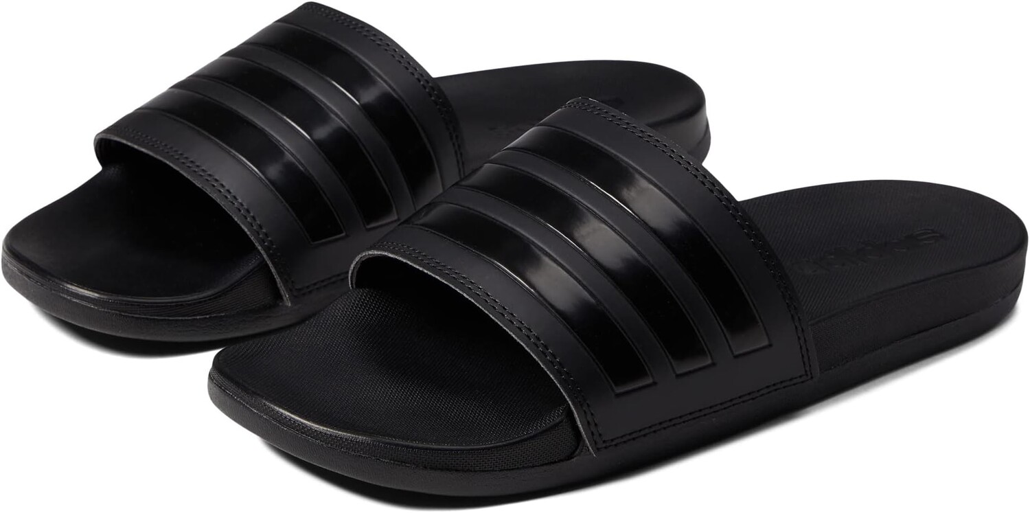 

Шлепанцы Adilette Comfort Slides adidas, цвет Black/Black/Black 1