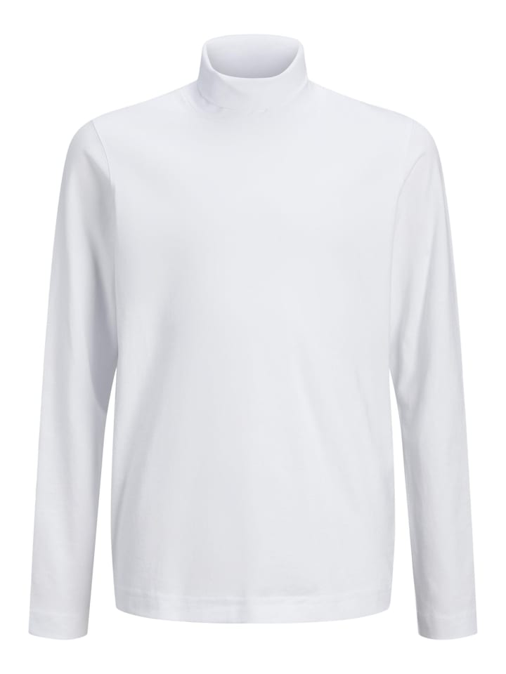 

Рубашка с длинным рукавом JACK & JONES Junior, ярко-белый