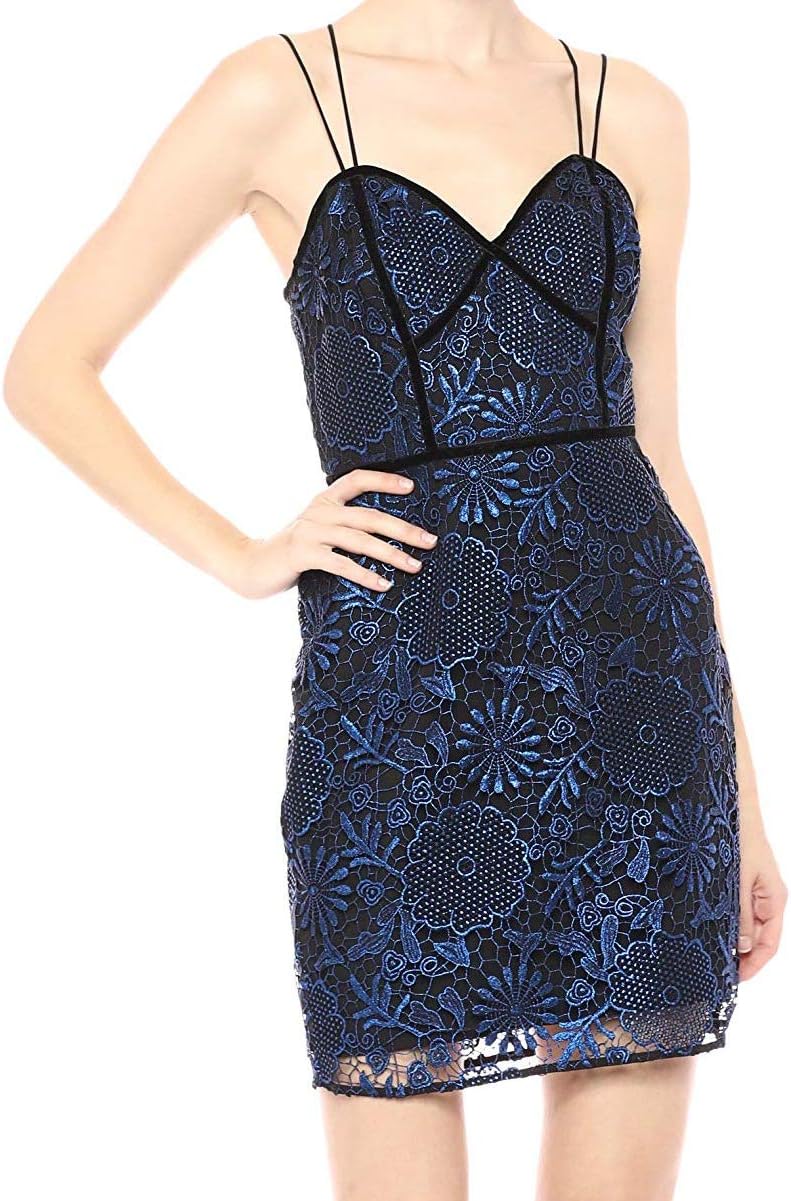 

GUESS Женское платье Adina без рукавов, Jet Black/Multi