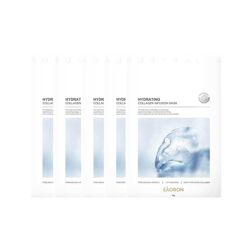 Увлажняющая тканевая маска для лица Eáoron Hydrating Collagen Infusion Mask, 17 шт — фото 2
