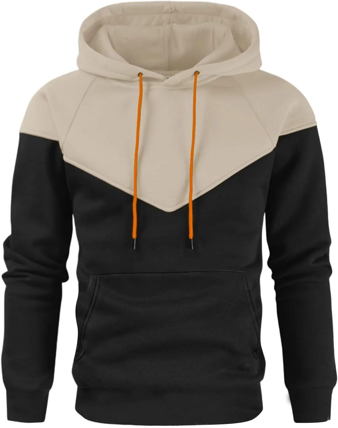 

Толстовка с капюшоном Color Block для мужчин, Slim Fit, с передними карманами