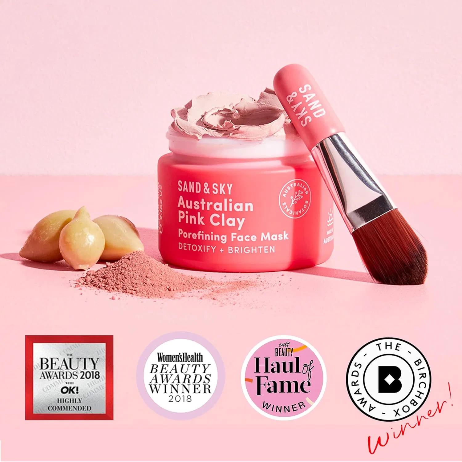 Маска для лица Sand & Sky — «Australian Pink Clay Porefining» от ‎ — фото 2
