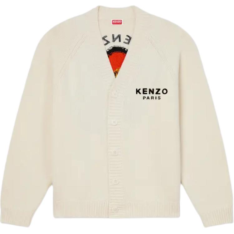 

Кардиган с вышитым логотипом KENZO, экрю