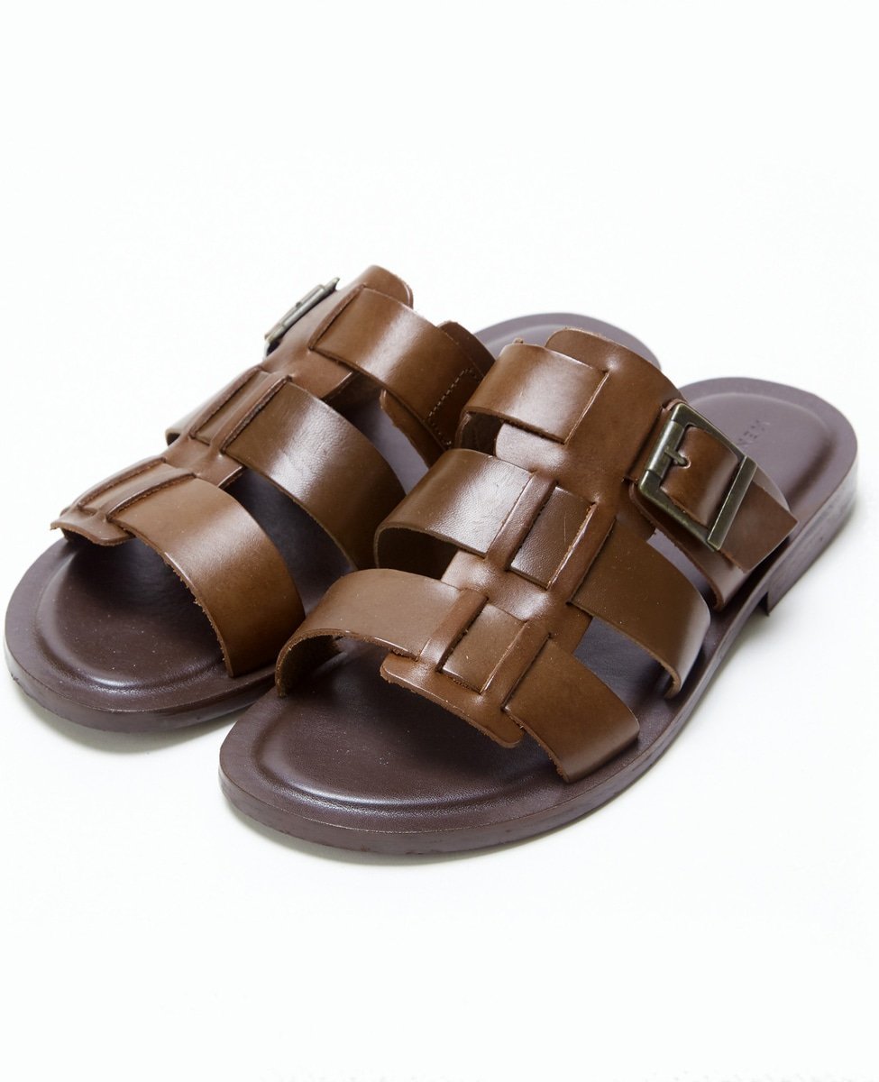 Кожаные сандалии MEN'S MELROSE, Brown