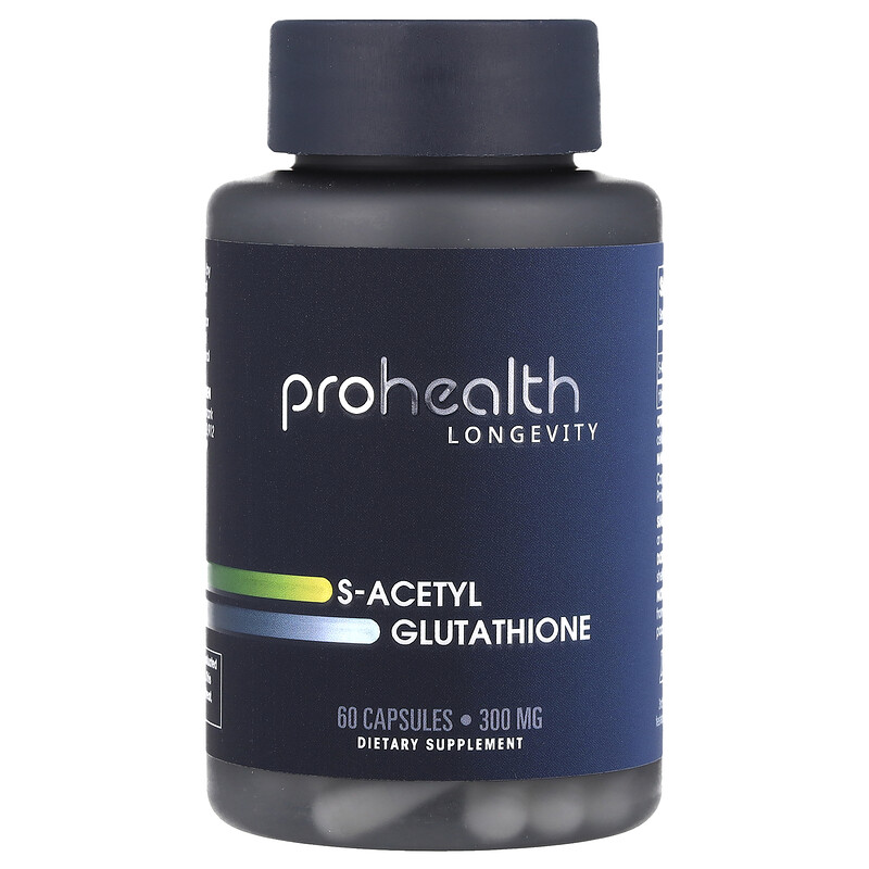 

ProHealth Longevity, S-ацетил глутатион, 300 мг, 60 капсул