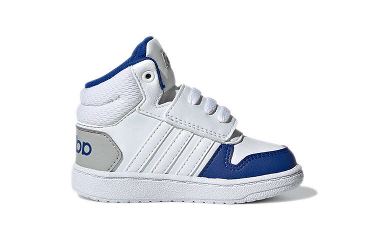 Кроссовки adidas neo Hoops 2.0 Toddler Shoes TD Mid-top White/Royal Blue — фото 2