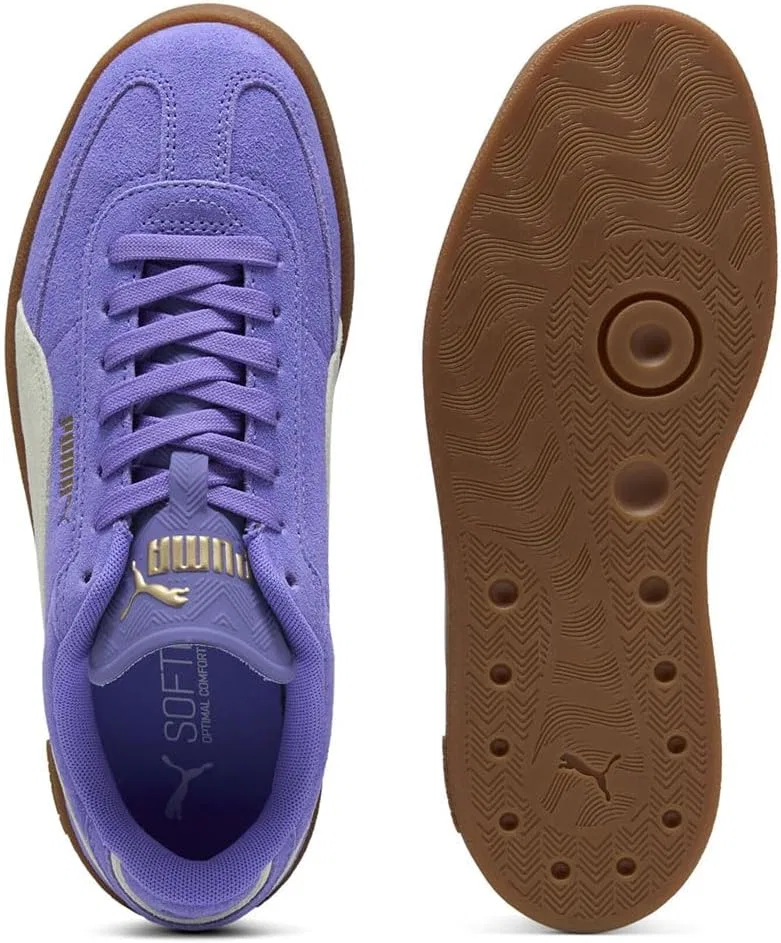 Кроссовки Puma унисекс PUMA Club II Era из замши, 2-Dark Amethyst Sage Frost Puma Gold — фото 2