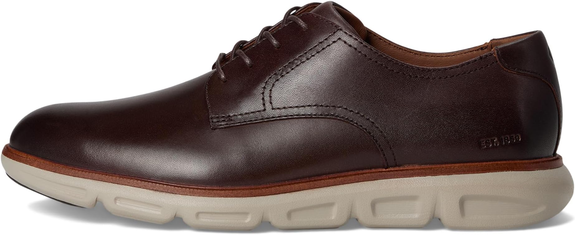 Оксфорды Johnston & Murphy Men's Larkin Plain Toe, Mahogany Italian Calfskin — фото 4