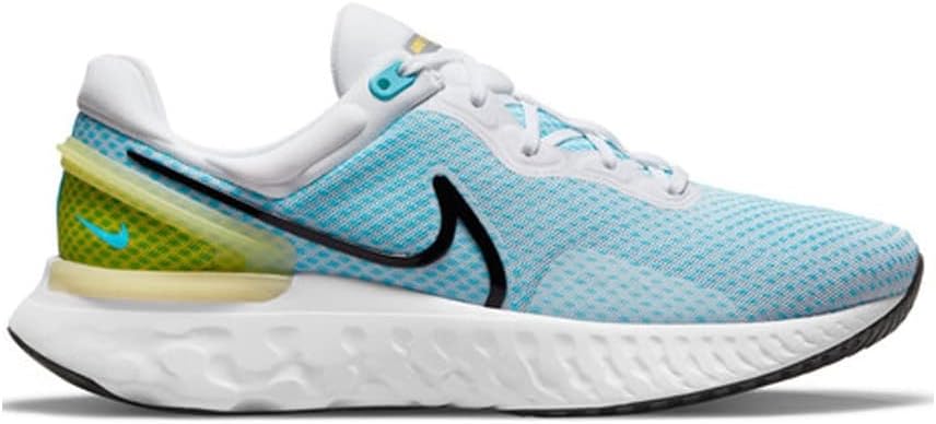 

Мужские кроссовки Nike, White Black Chlorine Blue Vivid Sulphur