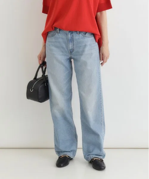 【Levi's】94 Baggy COOL Denim (светло-синий / высокая посадка / дышащий) — фото 2