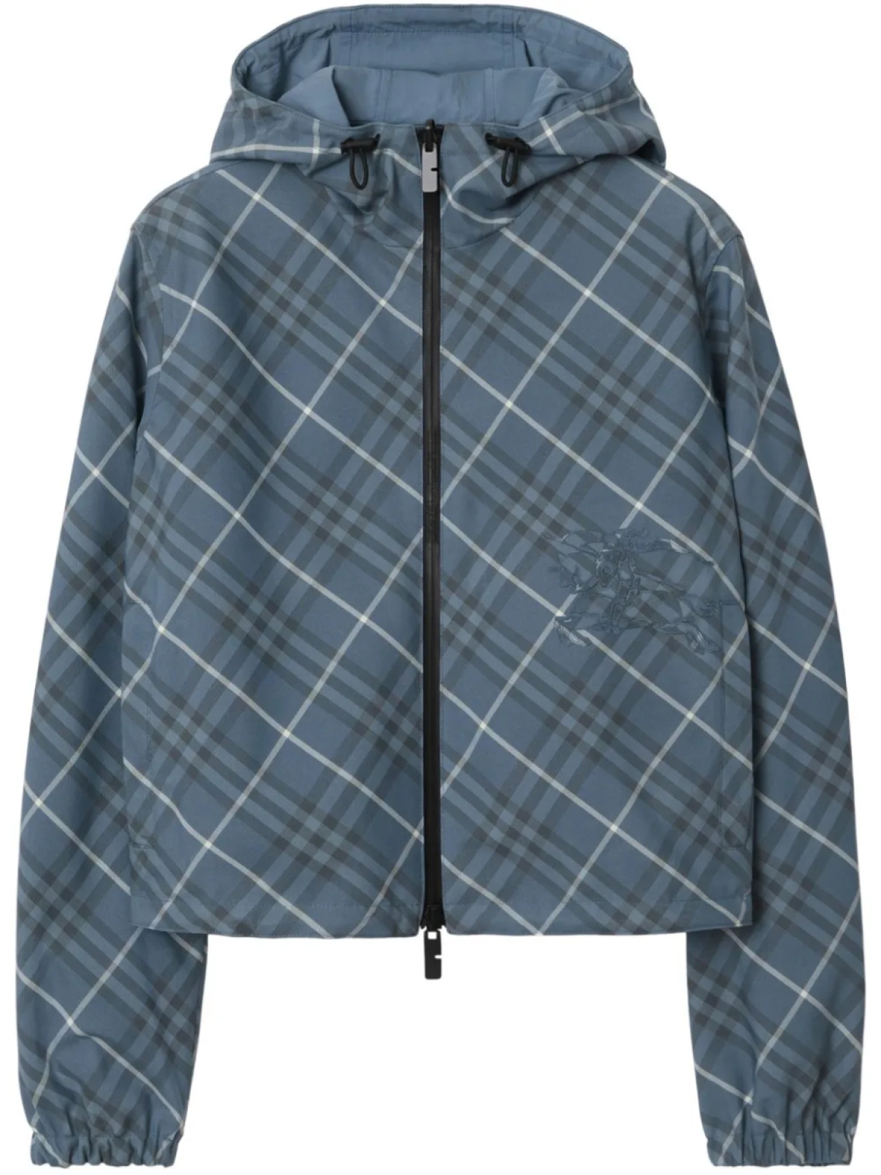 

Двусторонняя укороченная куртка в клетку Burberry, синий