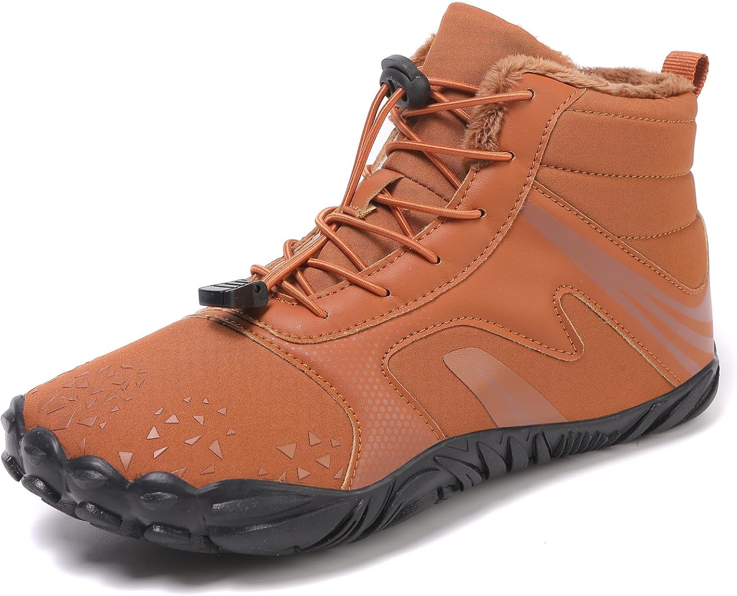 

Зимние походные босоножки для женщин и мужчин, водонепроницаемые походные туфли с широким носком, минималистичные теплые ботинки на снег с нулевым каблуком, обувь на каждый день Zureto, желтый