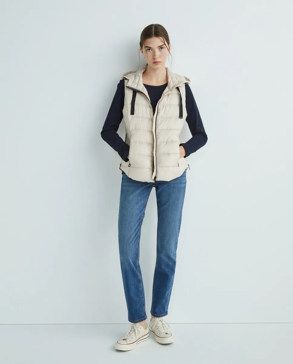 

Женские базовые джинсы Прямой крой 5 карманов Esprit, синий