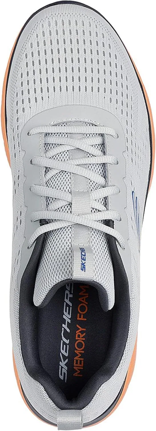 Мужские кроссовки Skechers Arch Fit Takar, Gyor Gray Orange — фото 4