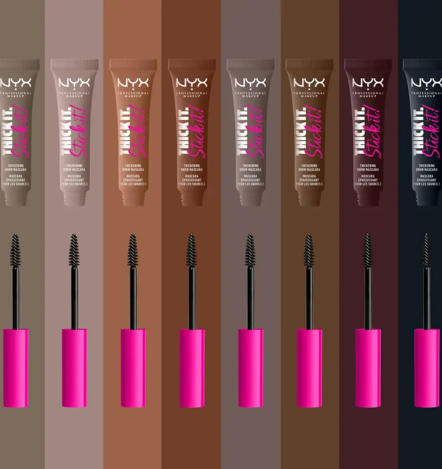 Гель для бровей NYX Professional MakeUp Thick it. Stick it! Brow Mascara 06 Brunette — фото 4