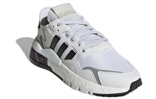 Кроссовки оригинальные nite jogger Adidas, белый — фото 3