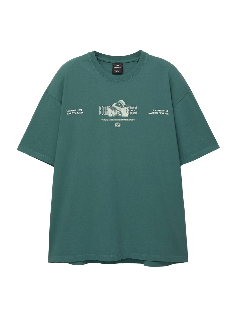 

Рубашка Pull&Bear, зеленый
