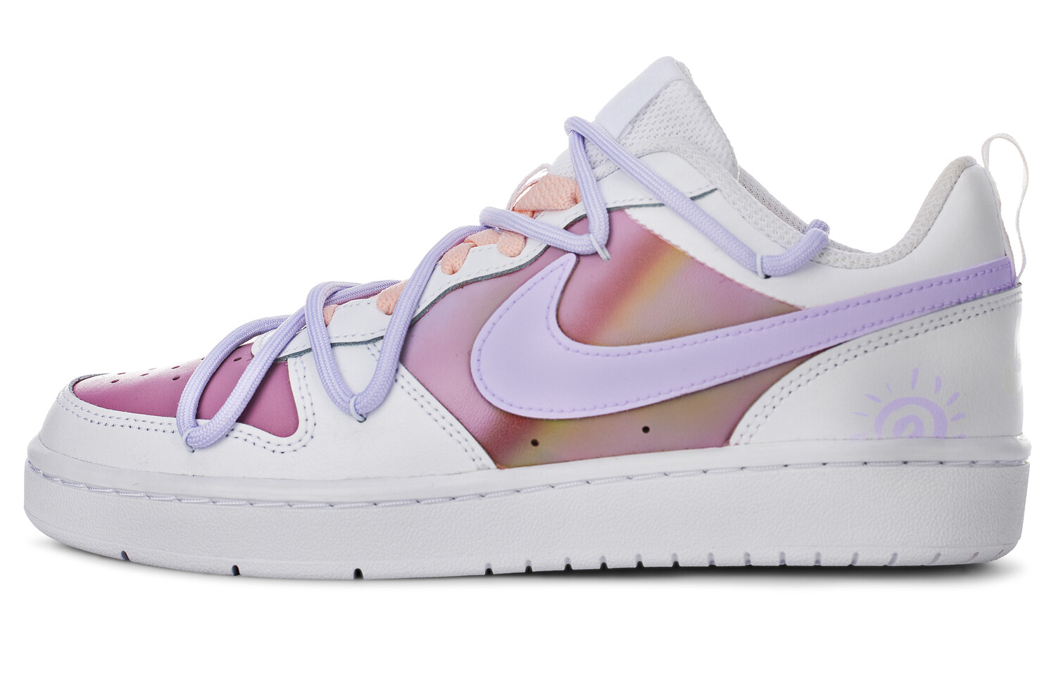 

Кроссовки Nike Court Borough 2 Skateboard Shoes Women's Low-Top Purple White