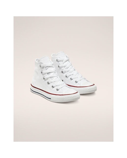 Детские повседневные кроссовки Converse Chuck Taylor All Star High Canvas из ткани Converse, белый — фото 2