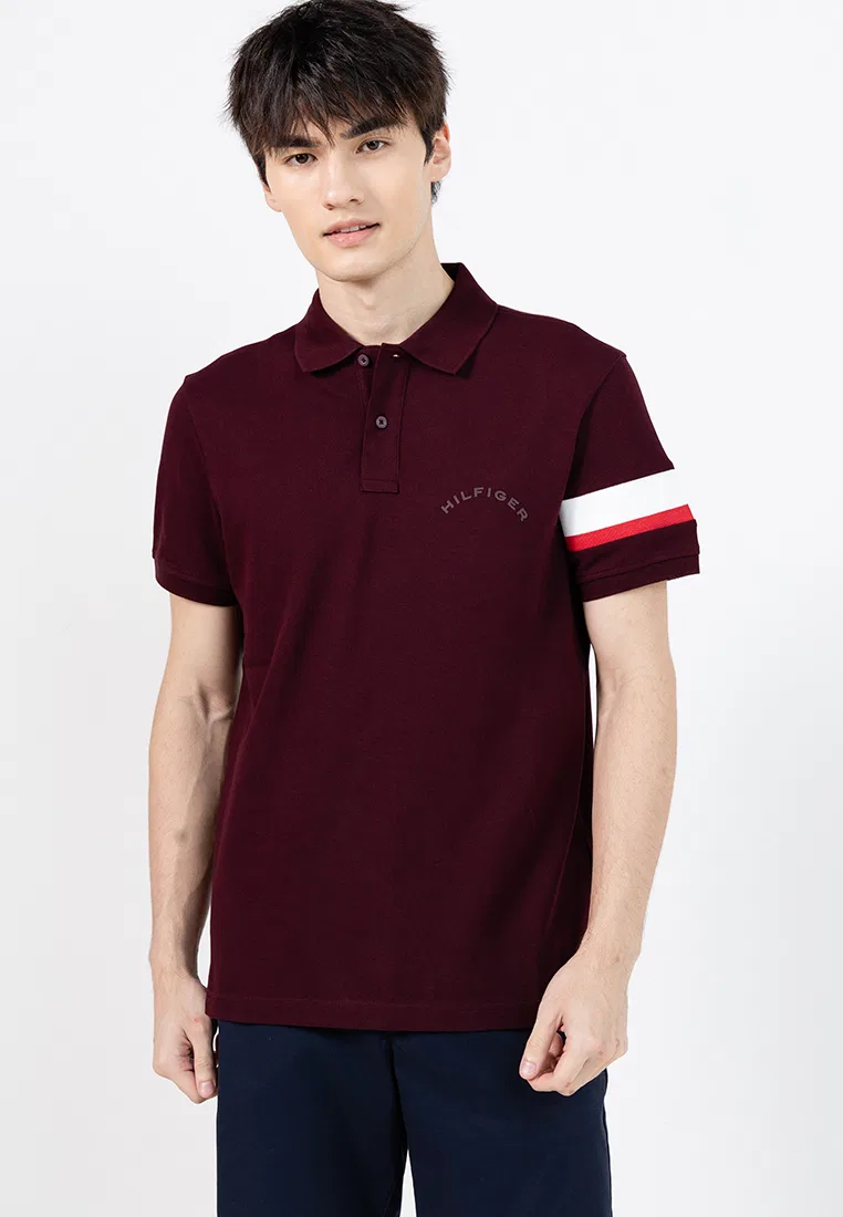 Футболка-поло, с цветными рукавами, Th Mainline Tommy Hilfiger
