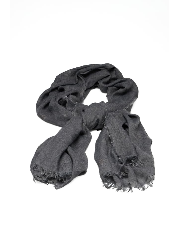 

Шарф Trussardi Jeans, цвет black and blue