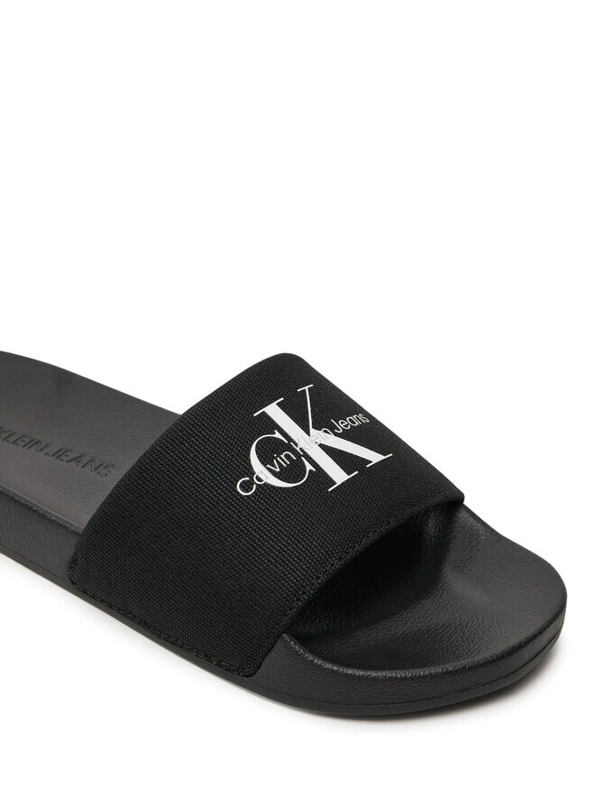 Шлепанцы Calvin Klein Jeans Slide Monogram Wn YW0YW01835, черный — фото 4