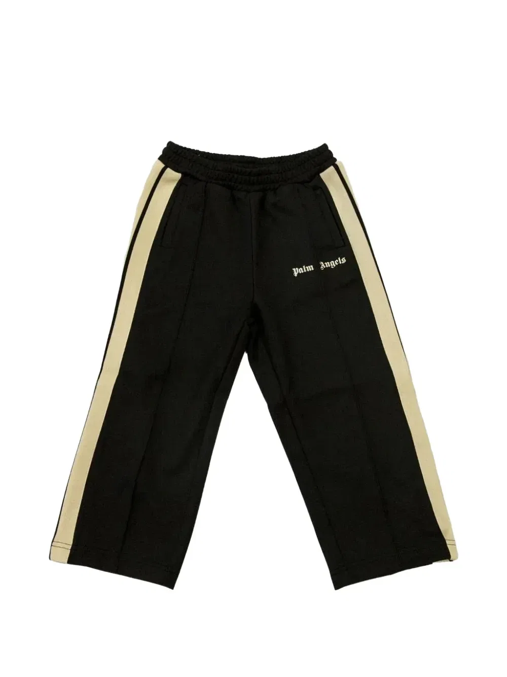 Спортивные брюки с боковыми полосками Palm Angels Kids, черный